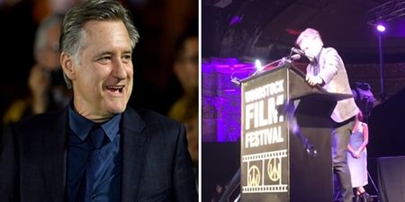 Actor Bill Pullman won an award and then accidentally broke it moments later