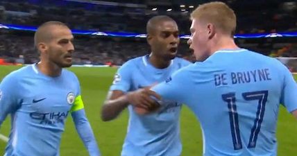 Kevin de Bruyne discusses his half-time argument with David Silva