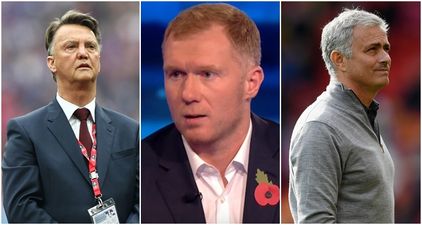 Paul Scholes has changed his tune on Manchester United using negative tactics