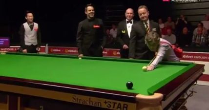 Ronnie O’Sullivan hits peak Ronnie O’Sullivan as he lets fan take shot for him