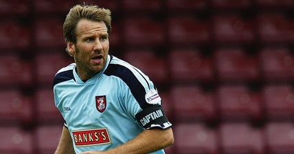 Paul Merson made his return to football but it didn’t quite go to plan