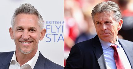 You can probably guess how Gary Lineker reacted to Leicester appointing Claude Puel as manager