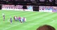 Mark Noble lost the rag at the end of West Ham’s draw with Crystal Palace