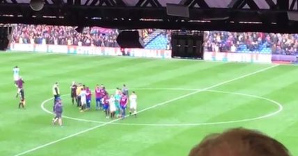 Mark Noble lost the rag at the end of West Ham’s draw with Crystal Palace