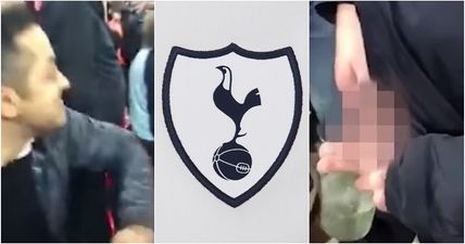 Spurs have identified and issued punishments to urine-throwing fans