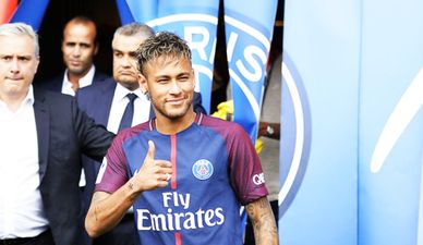 Neymar gets into the spirit of things for Halloween with new hairdo