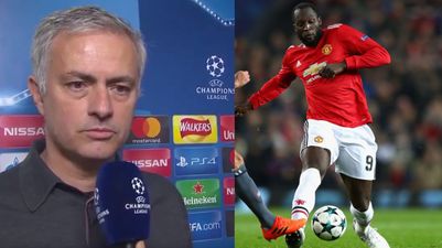 WATCH: Jose Mourinho claims he was “protecting” Romelu Lukaku by stopping him take penalty