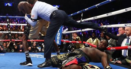 Deontay Wilder stakes claim for Anthony Joshua fight with crazy KO