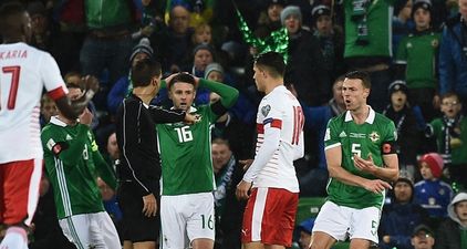 Northern Ireland player’s wife launches disgusting rant at referee after penalty decision