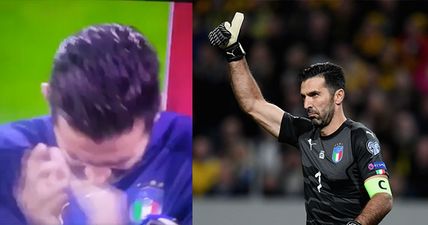 WATCH: Gianluigi Buffon shows his class as Italian fans boo Swedish anthem