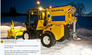 Doncaster Council ask the public to name their new gritter, you know what happens next