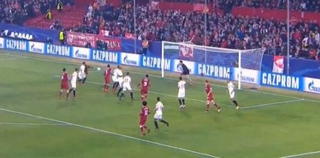 Liverpool pretty much scored the exact same goal twice against Sevilla