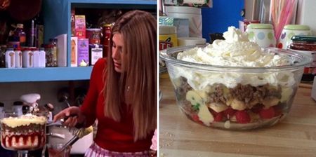 Here come the meat sweats! Friends fans have actually made Rachel’s Thanksgiving trifle