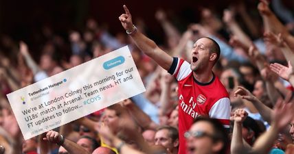 Arsenal fans troll Spurs for unfulfilled score update promise