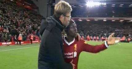 Sadio Mane reveals what was said in heated post-match discussion with Jurgen Klopp