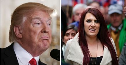 Donald Trump is retweeting the deputy leader of far-right group Britain First