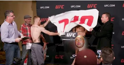 You *never* want Justin Gaethje holding your towel during a weigh-in