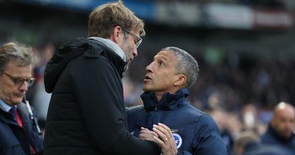 Ian Wright thinks he knows why Chris Hughton had an issue with Jurgen Klopp