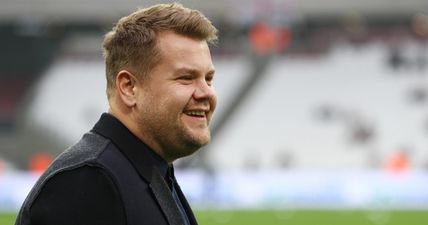 West Ham star sends message to James Corden after defeat to Manchester City