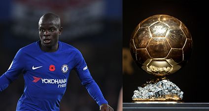 N’Golo Kante is the highest ranked Premier League player in this year’s Ballon d’Or