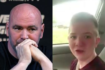 Dana White’s tweet about a young boy called Keaton Jones is going viral