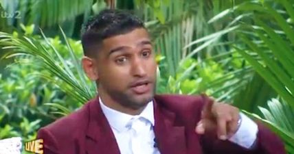 Amir Khan bullies Iain Lee into agreeing that he has definitely not been bullying him