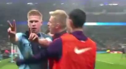 Kevin de Bruyne’s celebration after scoring against Spurs got people talking