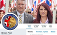 Twitter has suspended Britain First’s leaders