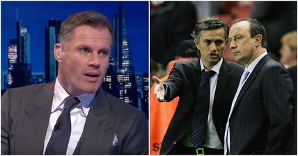 Jamie Carragher reveals what Rafa Benitez used to say about Jose Mourinho