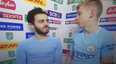 WATCH: Man City youngster decides to give speech as he presents Man of the Match award to Bernardo Silva