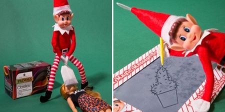 Poundland’s rogue and racy Elf is very bizarre