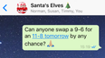 Santa’s Elves WhatsApp Group