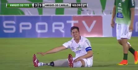 WATCH: Chapecoense crash survivor jokingly fakes injury in friendly match