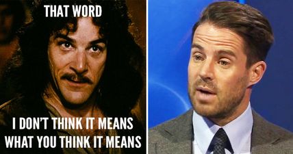 WATCH: Everyone’s laughing at Jamie Redknapp for using a word he doesn’t understand