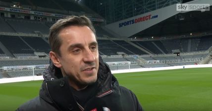 Gary Neville criticised for blasting Newcastle’s tactics against Manchester City