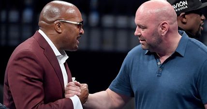 Dana White claims he’s meeting Floyd Mayweather’s team today