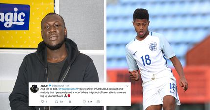 Stormzy supports Liverpool’s 17 year-old Rhian Brewster over racial abuse he has suffered