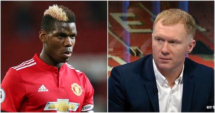 Paul Scholes has questioned Paul Pogba’s contribution to Manchester United