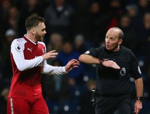 Arsenal fans were not pleased with Mike Dean after his decision to award West Brom a penalty