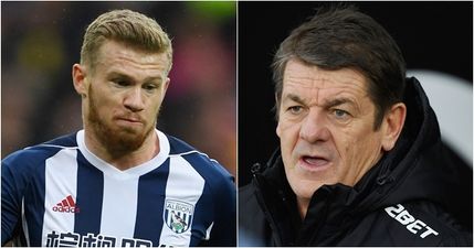 West Brom coach suggests old-school forfeit after James McClean apology