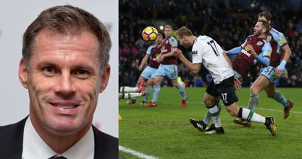 Jamie Carragher had extra reason to enjoy Ragnar Klavan’s last-gasp winner