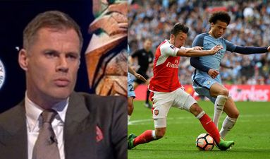 Jamie Carragher justifies his opinion that Arsenal’s front three is better than Man City’s front three