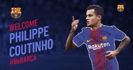 Eagle-eyed fans noticed an interesting detail about Barcelona’s Coutinho announcement video