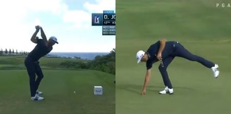 Dustin Johnson comes agonisingly close to making hole-in-one on 433-yard par 4