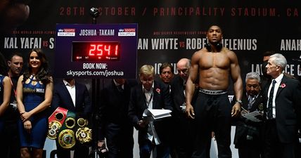 Anthony Joshua’s trainer eager for ‘AJ’ to buck weight trend in March