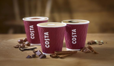 You can pick up a free drink from Costa Coffee today