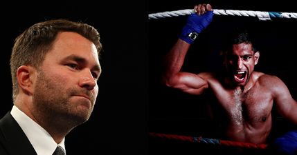 Eddie Hearn and Amir Khan bury hatchet as fighter agrees three-fight deal with Matchroom