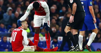 Jack Wilshere injured again after unfortunate incident