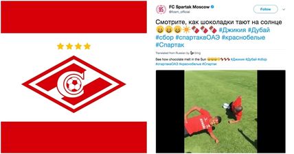 Spartak Moscow at the centre of racism controversy over tweet about their own players