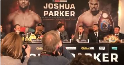 Eddie Hearn really laid into Joseph Parker’s promoter at press conference